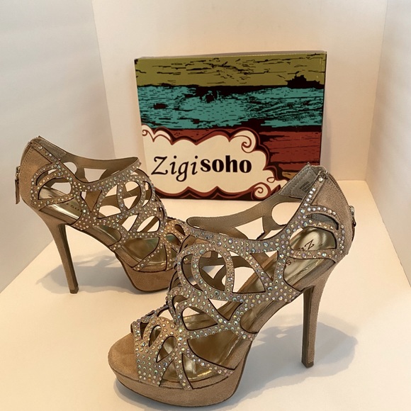 NEW ZIGI SOHO SPARROW HEELS SIZE 8 - Picture 1 of 10
